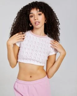 Best Pirce 🔥 BY SAMII RYAN Monogram Baby Tee 🔔