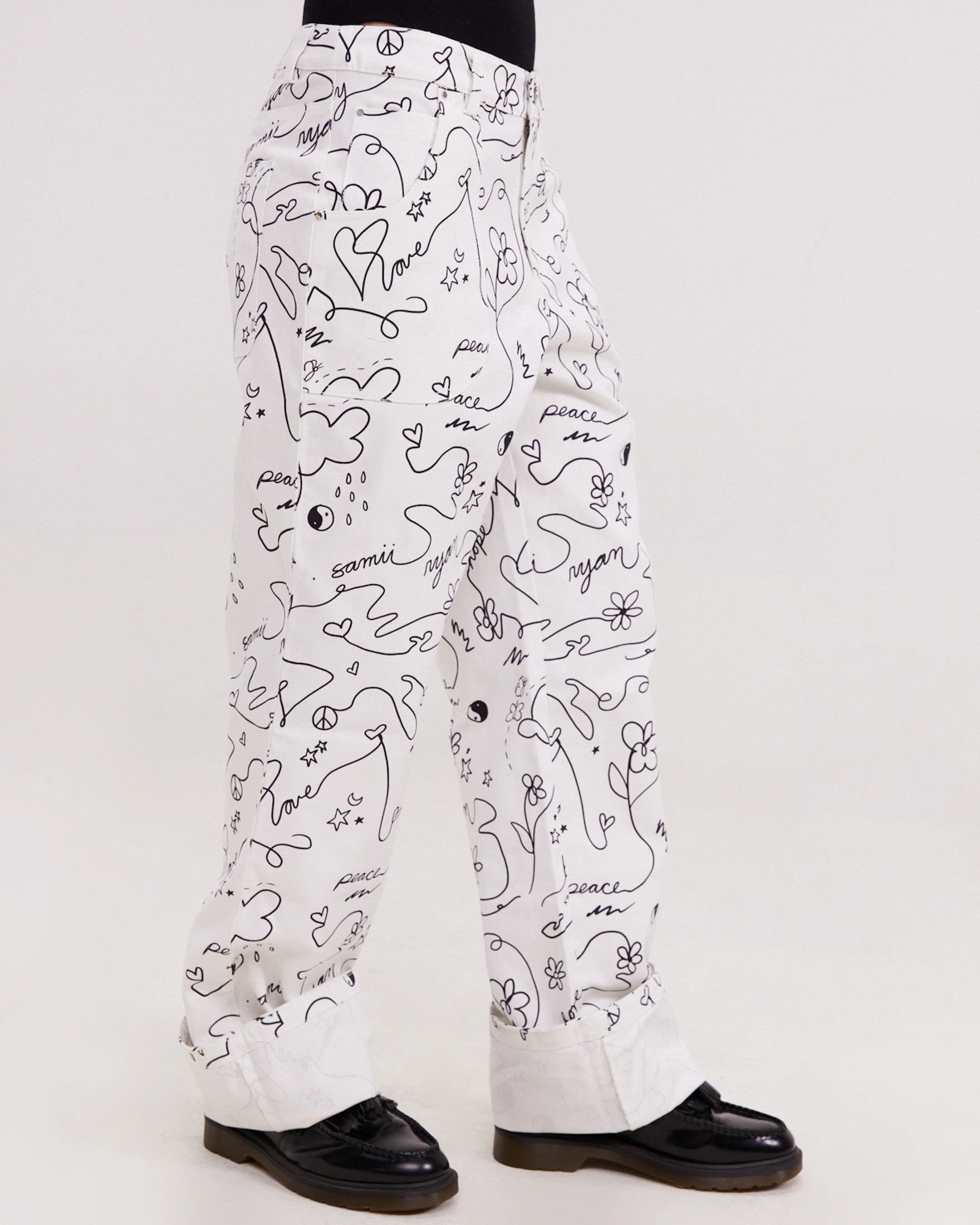 Scribble Carpenter Pants Best Pirce ???? BY SAMII RYAN Scribble Carpenter Pants ???? -BY SAMII RYAN Shop BSRHoliday 415