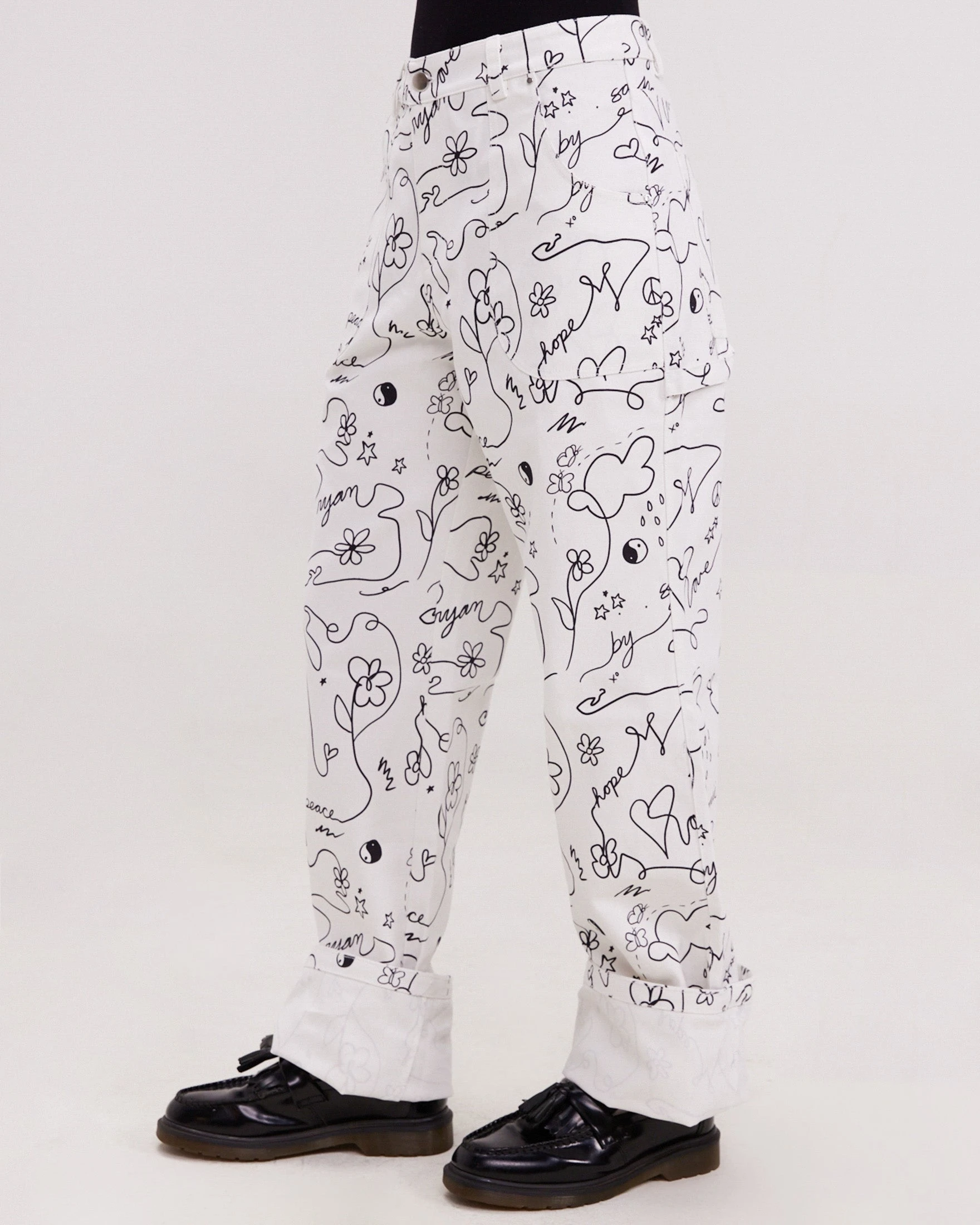 Scribble Carpenter Pants Best Pirce ???? BY SAMII RYAN Scribble Carpenter Pants ???? -BY SAMII RYAN Shop BSRHoliday 424