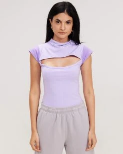 Flash Sale ???? BY SAMII RYAN Grape Mock Neck Bodysuit ???? -BY SAMII RYAN Shop BSRHoliday 862