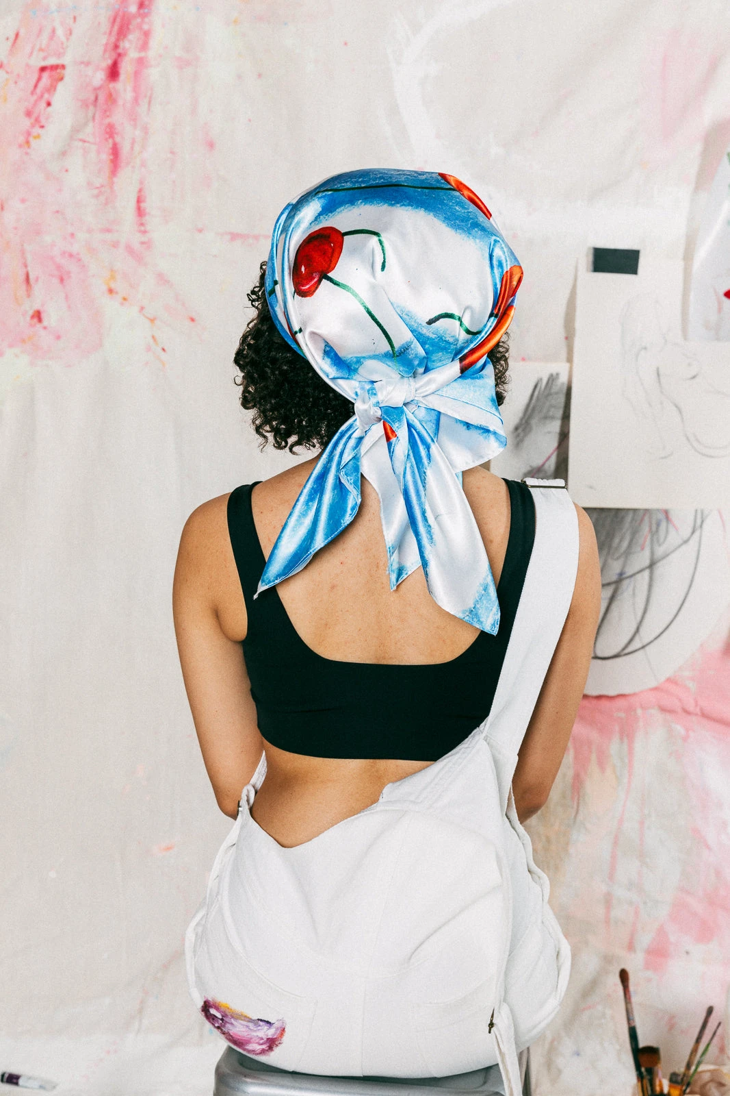 Cherry Sky Scarf Coupon ✨ BY SAMII RYAN Cherry Sky Scarf ???? -BY SAMII RYAN Shop EVY10095