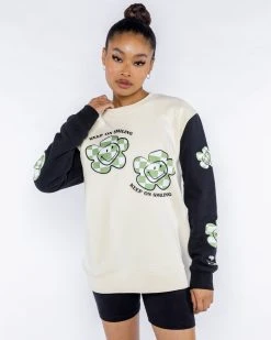 Cheapest π BY SAMII RYAN SMILEY® Keep On Smiling Crewneck π