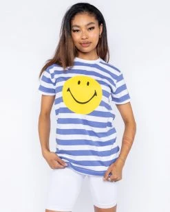 New ???? BY SAMII RYAN SMILEY® OG Striped Tee ✨ -BY SAMII RYAN Shop EVY12966