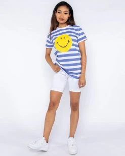 New ???? BY SAMII RYAN SMILEY® OG Striped Tee ✨ -BY SAMII RYAN Shop EVY12977