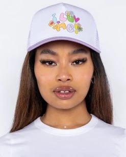 Coupon 🤩 BY SAMII RYAN I Luv Me Trucker Hat 🛒