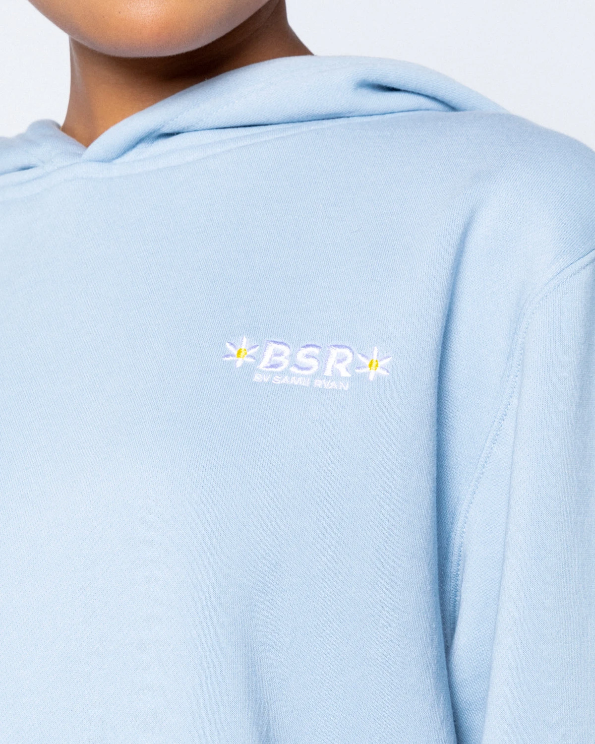 Wholesale π BY SAMII RYAN Everyday Hoodie, Light Blue π - Image 5