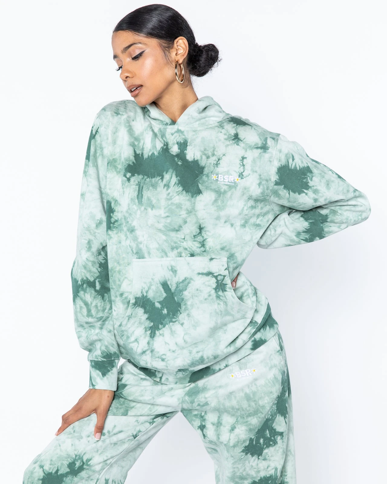 Outlet π BY SAMII RYAN Everyday Hoodie, Green Tea π - Image 6