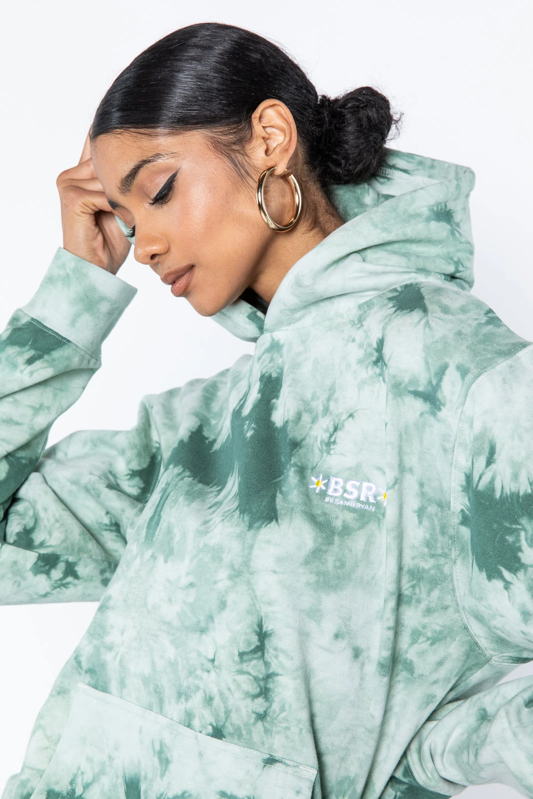 Outlet π BY SAMII RYAN Everyday Hoodie, Green Tea π - Image 4