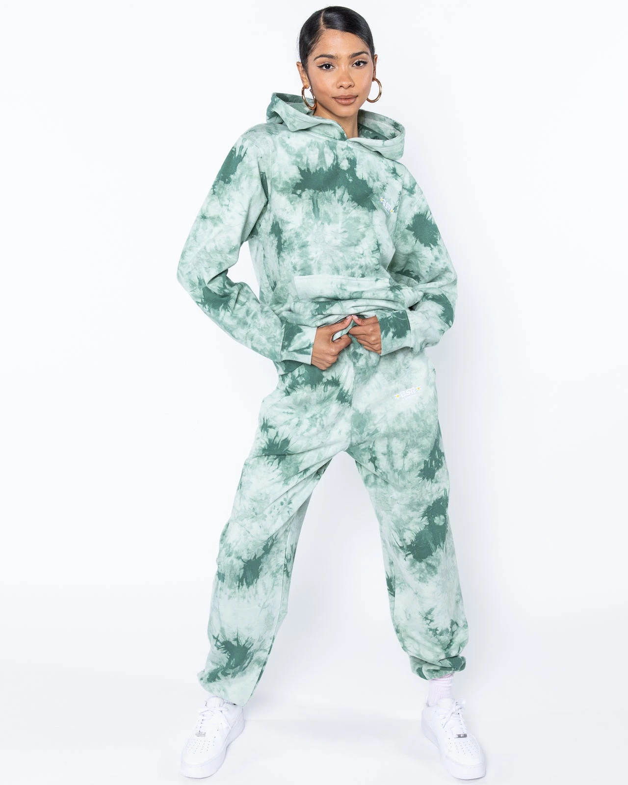 Outlet π BY SAMII RYAN Everyday Hoodie, Green Tea π - Image 7