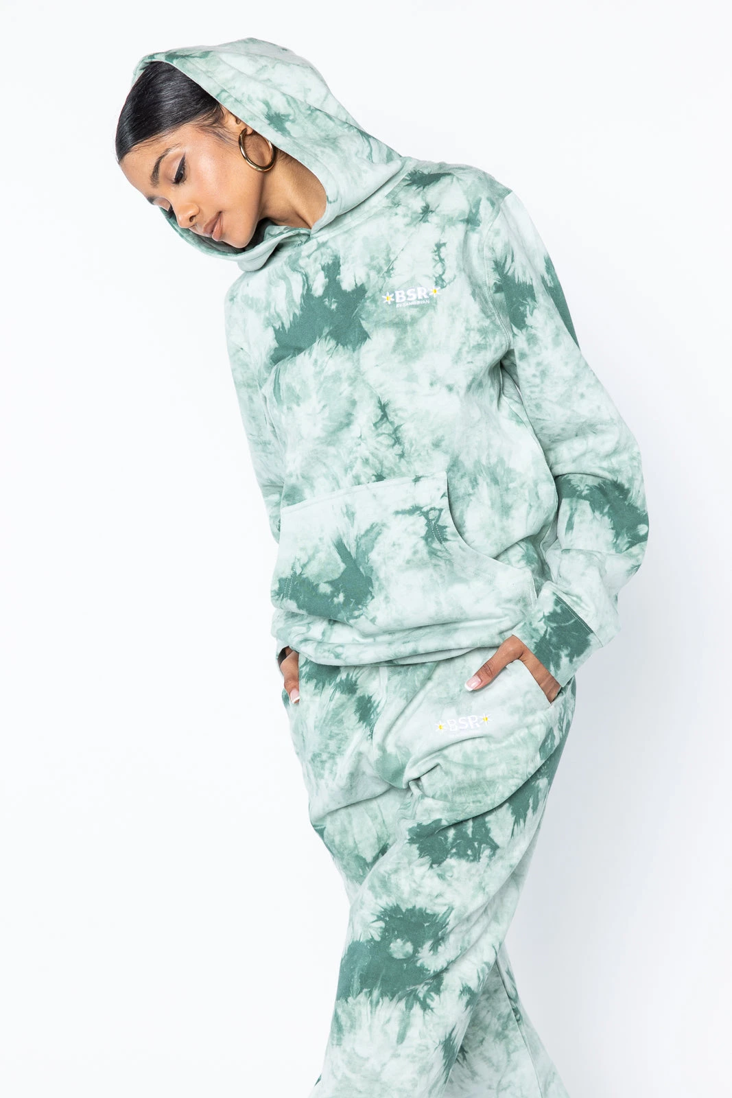 Outlet π BY SAMII RYAN Everyday Hoodie, Green Tea π - Image 2