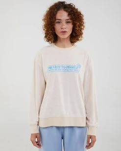 Best deal π BY SAMII RYAN Be Nice Terry Crewneck π