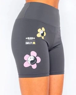 Promo 👍 BY SAMII RYAN SMILEY® Good Vibes Bicycle Shorts 🔔